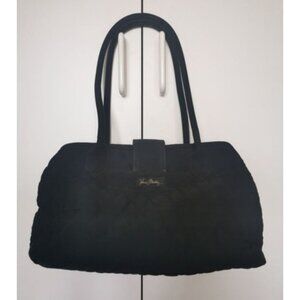 Vera Bradley Medium Black Quilted Shoulder Bag